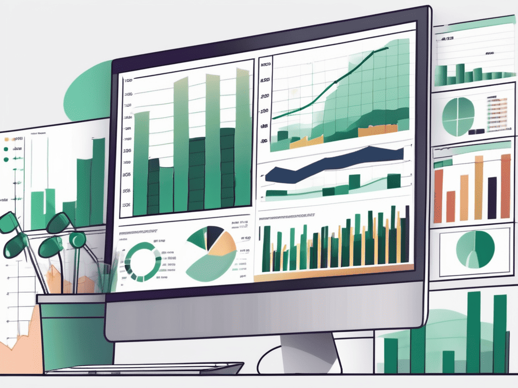 An open excel spreadsheet on a computer screen